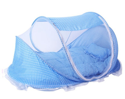 BPS Foldable  Baby Bed Net With Pillow Net 2pieces Set