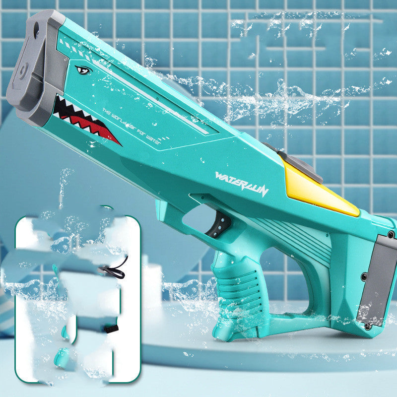 BPS Automatic Electric Water Gun Toys Shark High Pressure Outdoor  Beach Toy Kids Adult