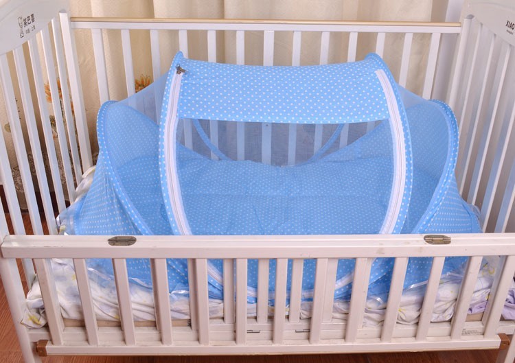 BPS Foldable  Baby Bed Net With Pillow Net 2pieces Set