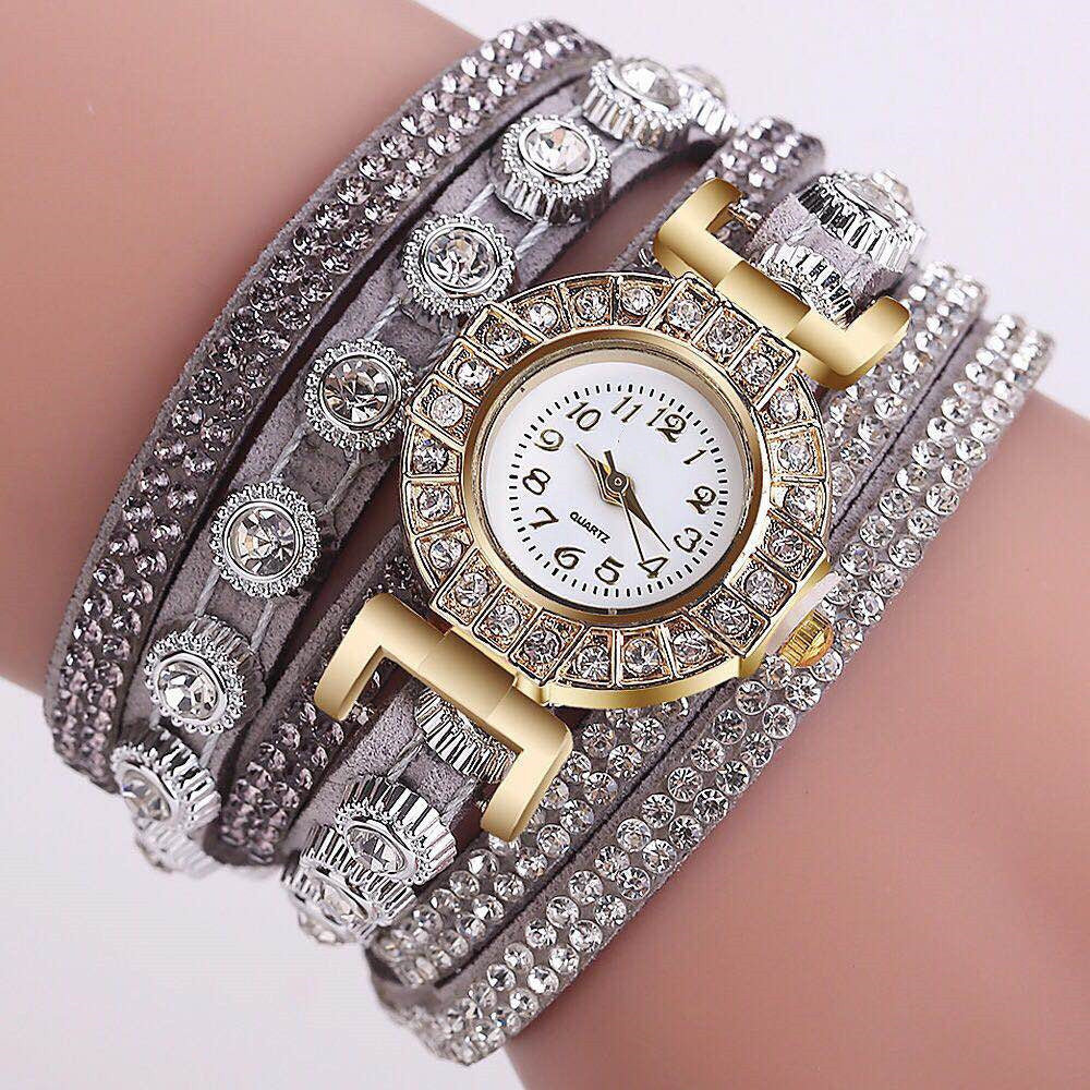 Winding bracelet watch