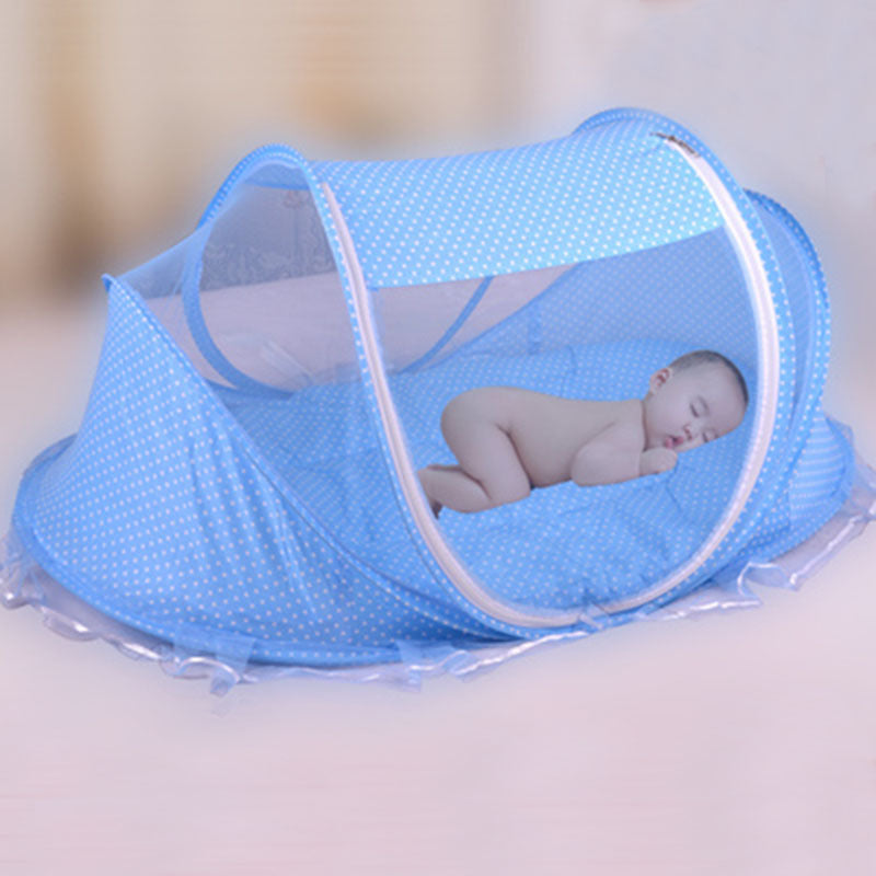 BPS Foldable  Baby Bed Net With Pillow Net 2pieces Set