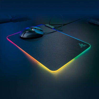 BPS  RGB Game Mouse Pad  The Built-in Cable Non Slip Rubber Base