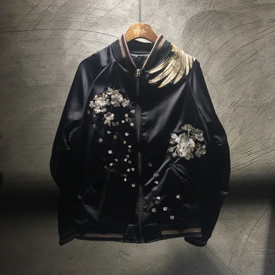 BPS Embroidered baseball jacket