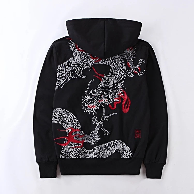 BPS Embroidered Sweatshirt Cotton Jacket Tattoos