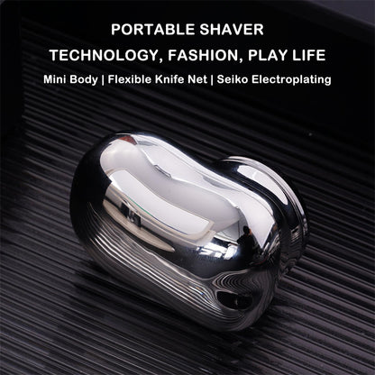 BPS  MAN WOMAN Mini Portable Face Cordless Shavers Rechargeable USB Electric Shaver Wet & Dry Painless