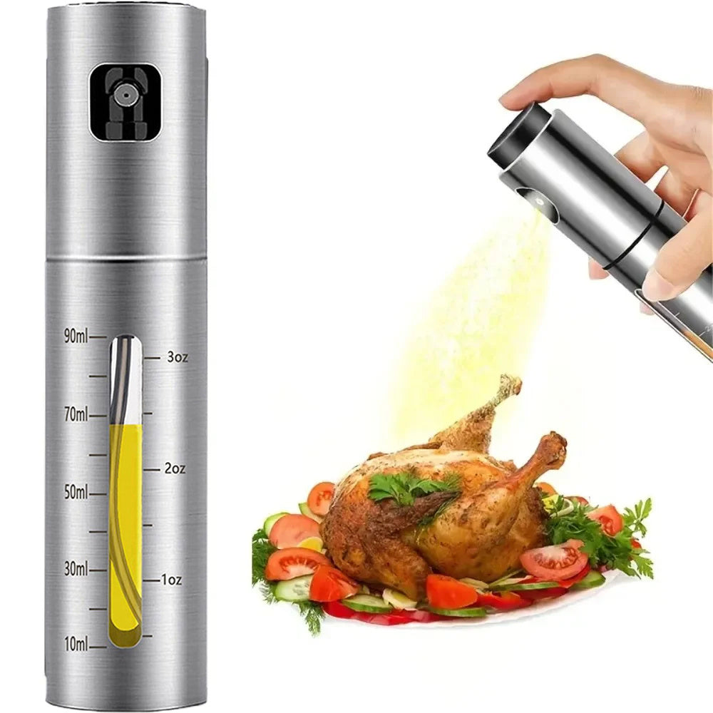 BPS Fuel Spray Can Household Kitchen Supplies Artifact Stainless Steel Oil Injection Bottle Spice