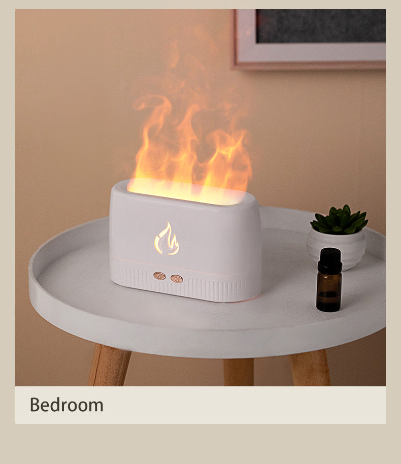 BSP  Flame Humidifier Aroma Diffusers Machine Home Bedroom Silent Essential Oil Flame Aroma Diffuser