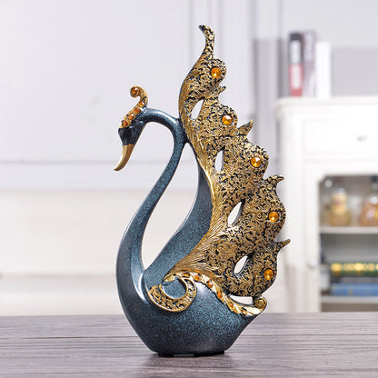 BPS Couple Swan Home Decoration