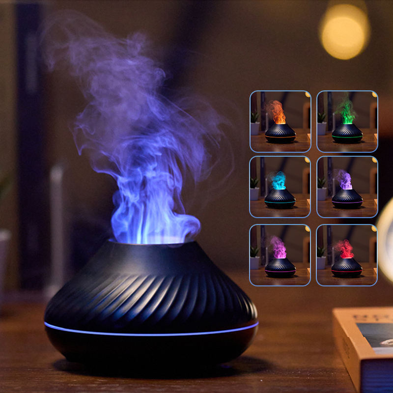 BPS Colorful Flame Humidifier Fire Volcano