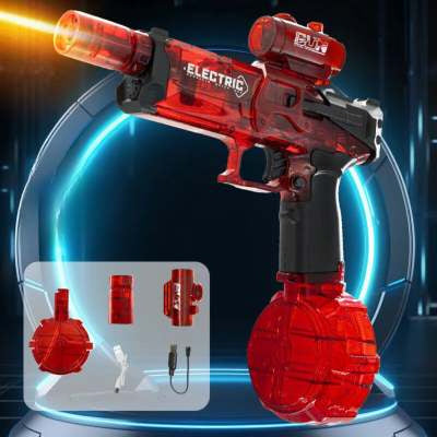 BPS Fire Rat Electric Water Pistol Cool Light Full Automatic Water Spray GUN  Toy