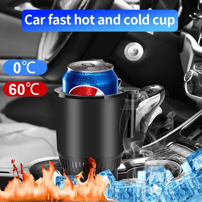 BPS 2 In1 Car Heating Cooling Cup 12V Smart Car Cup Holder Digital Temperature