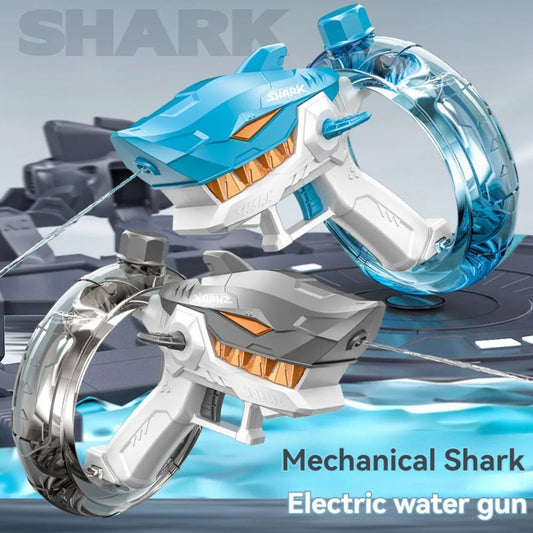 BPS New Shark Electric Water Gun Toys Fully Automatic Continuous Fire Water Gun Large Capacity