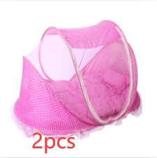 BPS Foldable  Baby Bed Net With Pillow Net 2pieces Set