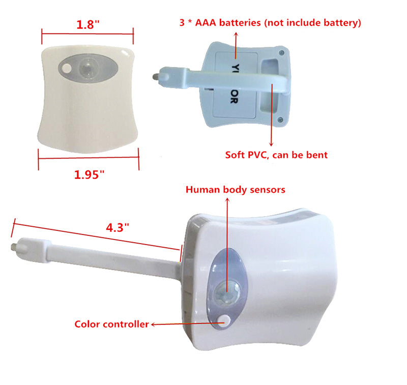 BPS Toilet seat LED Night