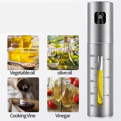 BPS Fuel Spray Can Household Kitchen Supplies Artifact Stainless Steel Oil Injection Bottle Spice