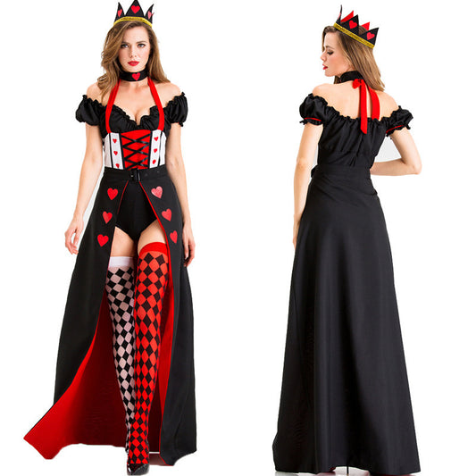 BPS Queen Of Hearts Queen Dress Uniform Halloween Costume