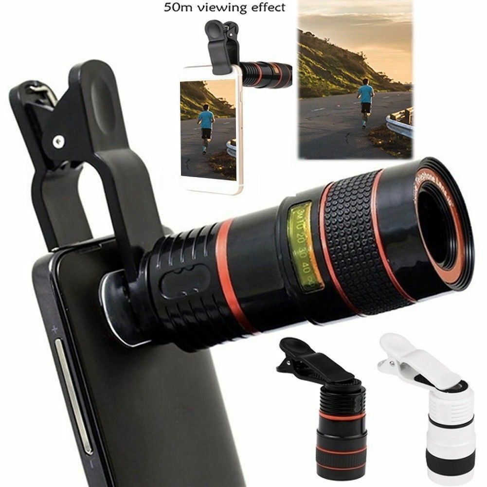 BPS HD 8X Clip On Optical Zoom Telescope Camera Lens For Universal Mobile Cell Phone