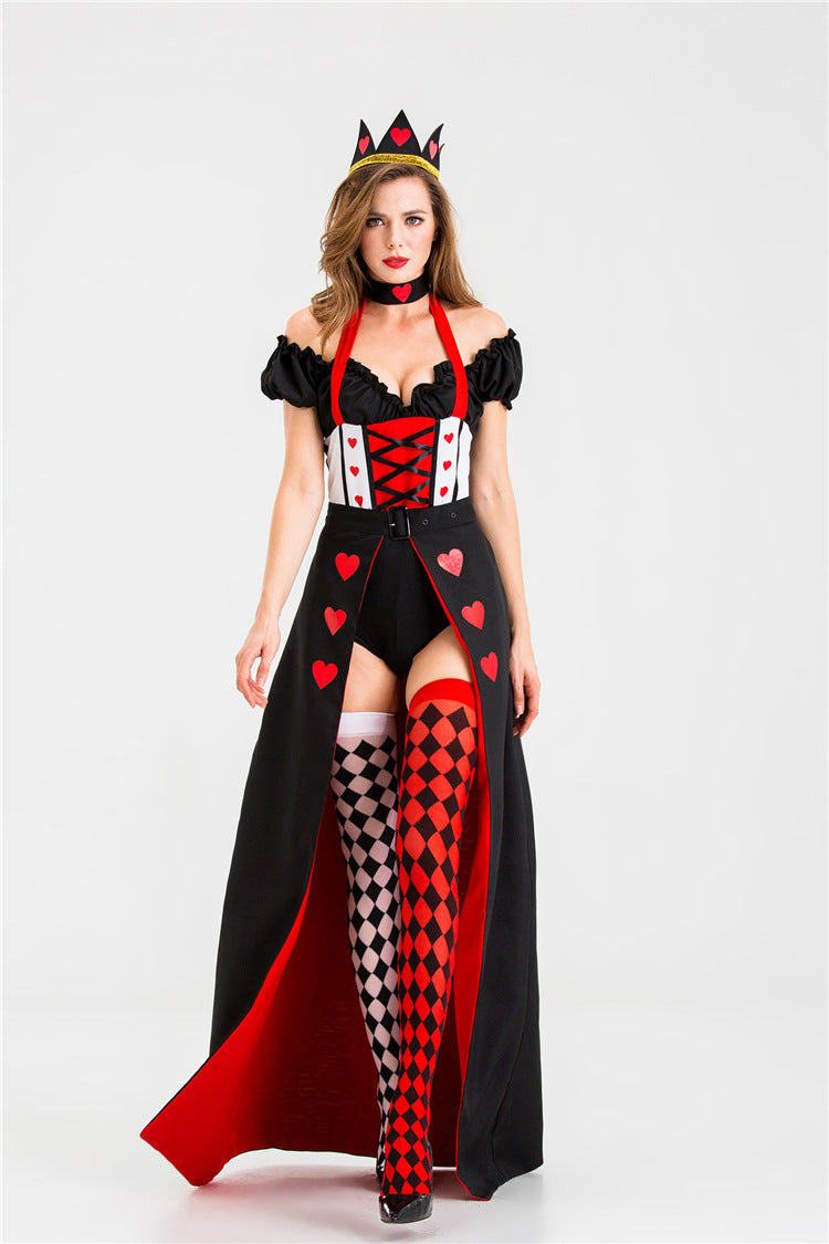 BPS Queen Of Hearts Queen Dress Uniform Halloween Costume