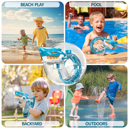 BPS New Shark Electric Water Gun Toys Fully Automatic Continuous Fire Water Gun Large Capacity