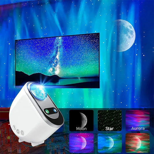 BPS Projectors LED Galaxy Star Atmosphere Galaxy Night Light Home Bedroom Sky Moon Lamp