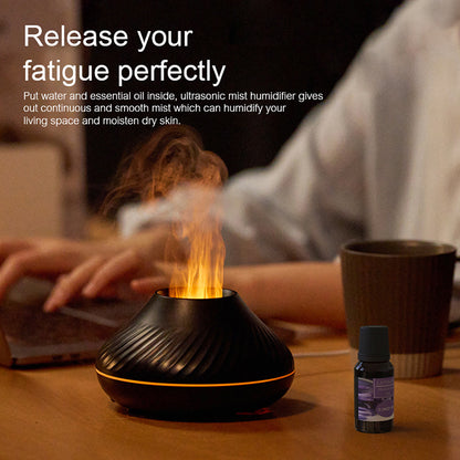 BPS Colorful Flame Humidifier Fire Volcano